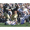 Chris Zorich 'Notre Dame Sack Celebration' 11x14 Photograph
