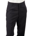 Palm Beach Men's Washable Navy Flat-front Trousers