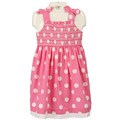 Laura Ashley Toddler Girl's Pink Polka Dot Dress