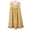 FINAL SALE Laura Ashley Girl's Yellow Floral Dress