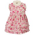 FINAL SALE Laura Ashley Infant Girl's Pink Floral Ruffle Dress