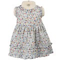 FINAL SALE Laura Ashley Infant Girl's Blue Floral Ruffle Dress