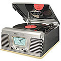 Crosley CR711-BC Autorama Chrome Turntable with AM/FM Radio