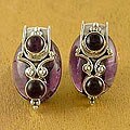 Amethyst 'Love Mysteries' Earrings (India)