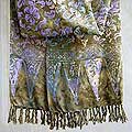 Batik 'Happy Hibiscus' Shawl (Indonesia)