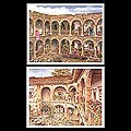 Pair of 'Colonial Palaces I' Art Prints (Mexico)