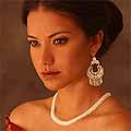 'Silver Rain Flowers' Necklace (Thailand)