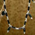 Sterling Silver Onyx 'Sublime Dancer' Anklet (India)
