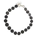 Pearl and Onyx 'Sophisticated Moons' Anklet (India)