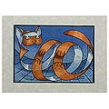 Ricardo Siccuro 'Roly-Poly Tiger Cat' Wall Art (Brazil)