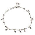 Sterling Silver 'Traditional Charm' Anklet (India)