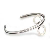 Sterling Silver 'Infinite' Cuff Bracelet (Thailand)