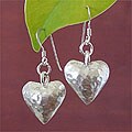Sterling Silver 'In My Heart' Earrings (Thailand)