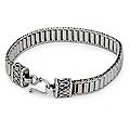 Sterling Silver 'Hideaway' Wristband Bracelet (Thailand)