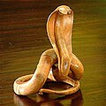 Wood 'Eternal Cobra' Statuette (Indonesia)