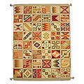 Peruvian Wool 'Ancient Symbols' Rug (6' x 8')