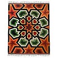 Peruvian Wool 'Bright Star' Rug (5'6 x 7')