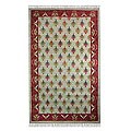 Indian Wool 'Waterfall' Rug (5' x 8')