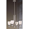 Satin Nickel 4-light Chandelier