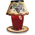 Ceramic Candle Warmer Lamp - Grape Vineyard