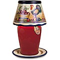 Small Ceramic Candle Warmer Lamp - Rooster Harvest