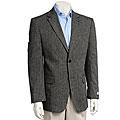 U&I Men's Black/ Grey 2-button Blazer