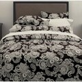 Gramercy Paisley Black 7-piece Bed in a Bag