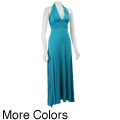 Necessary Objects Halter Maxi Dress