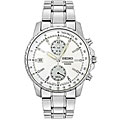 Seiko Men's Chronograph Stainless Steel Silvertone Watch