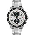 Seiko Men's Chronograph Stainless Steel White Watch