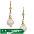 Charming Life 14k Goldfill White FW Pearl Earrings (7-8 mm)