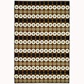 Solar Garden Fig Wool Rug (8'6 x 11'6)
