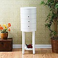 Kendall Standing White Jewelry Armoire