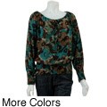 John Paul Richard Women's Sweater Knit Peasant Top