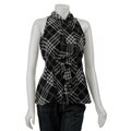 John Paul Richard Women's Ruffle-front Halter Top