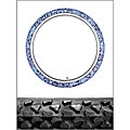 SweetSkinz Blue Hibiscus Bicycle Tire