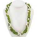 Maddy Emerson Couture Pearl and Peridot Necklace (7-7.5 mm)