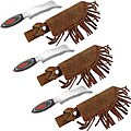 Razor Hunting Knives with Sheath (Case of 3)