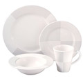 Nautica 16-piece 'Arctic White' Dinnerware Set (Service for 4)