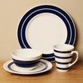Nautica 16-piece 'J-Class Blue' Dinnerware Set , Service for 4