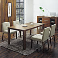 Glen Cream Fabric Dining Chairs (Set of 2)