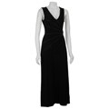 Connected Apparel Women's Black Maxi Dress