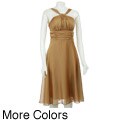 Connected Apparel Women's Chiffon Dress