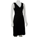 Connected Apparel Women's Black Sunburst Dress