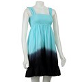 FINAL SALE Kensie Girl Junior's Blue/ Black Voile Dress