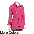 Regent Women's Laminated Polyester Trench Jacket