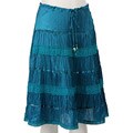 Dex Women's Mid-length Silk Broomstick Skirt
