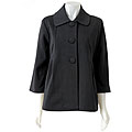 Black Rivet Women's 3-button Swing Jacket