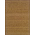 Indoor/ Outdoor Dark Beige Rug (7'3 Round)