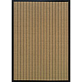 Laguna Beige/ Black Polypropylene Rug (7'3 Round)